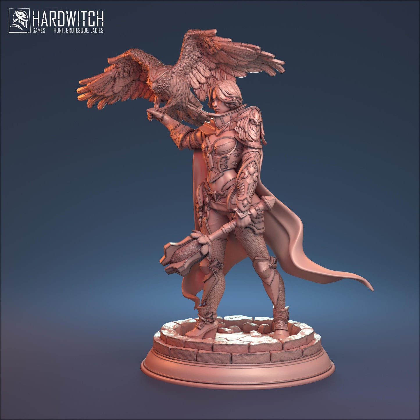 Caitlin Miniature - HardWitch Games - 28mm / 32mm / 36mm / 75mm