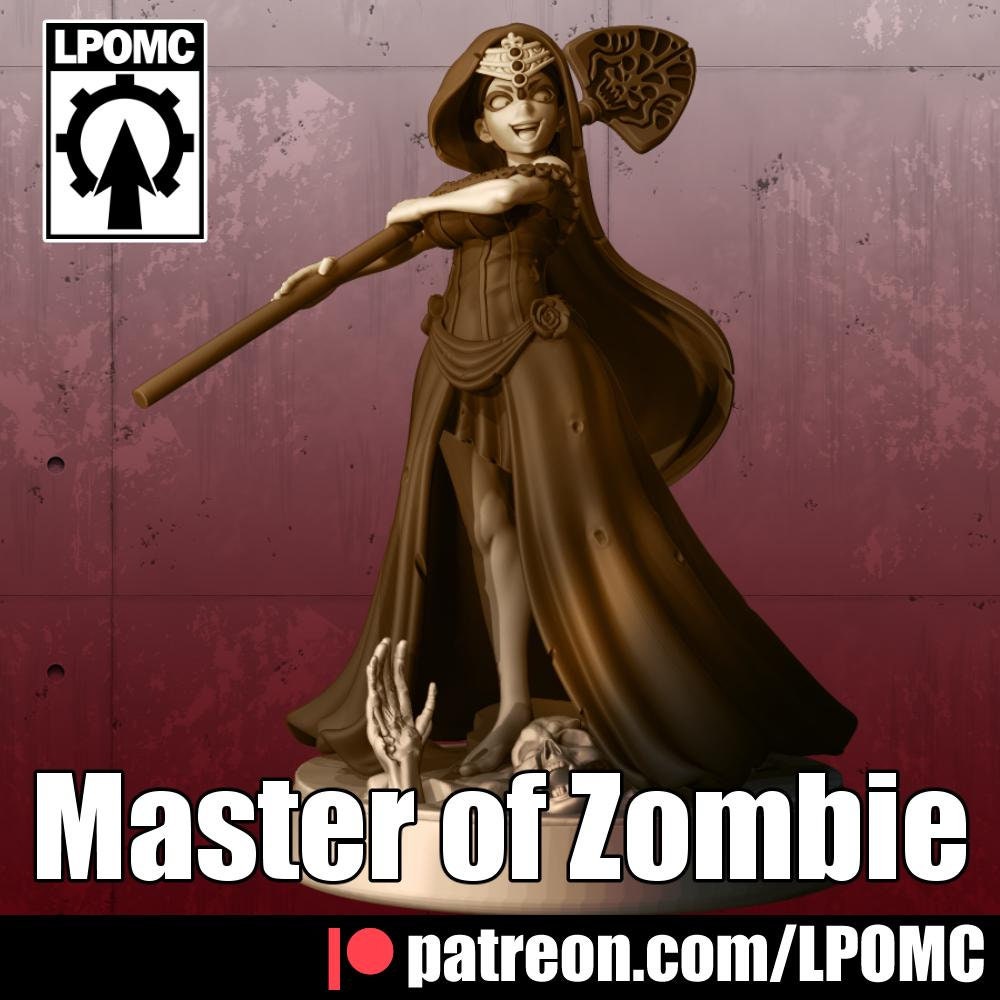 Master of Zombies Miniature - LPOMC - 28mm / 32mm / 36mm / 75mm