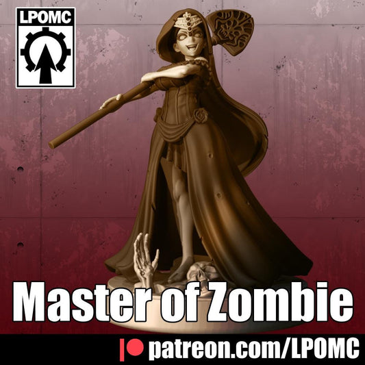 Master of Zombies Miniature - LPOMC - 28mm / 32mm / 36mm / 75mm