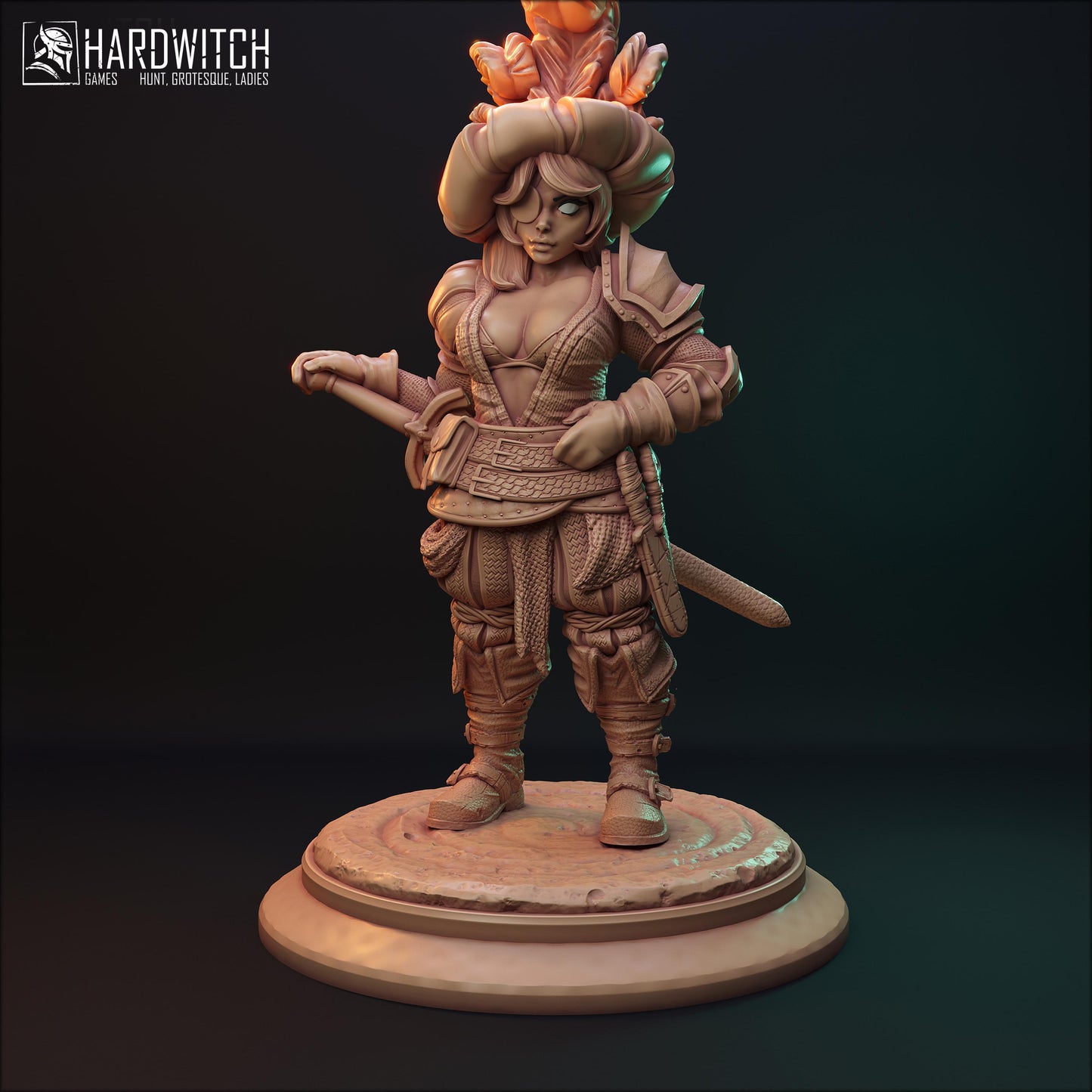 Melissa Miniature (Standard & NSFW Variations) - HardWitch Games - 28mm / 32mm / 36mm / 75mm