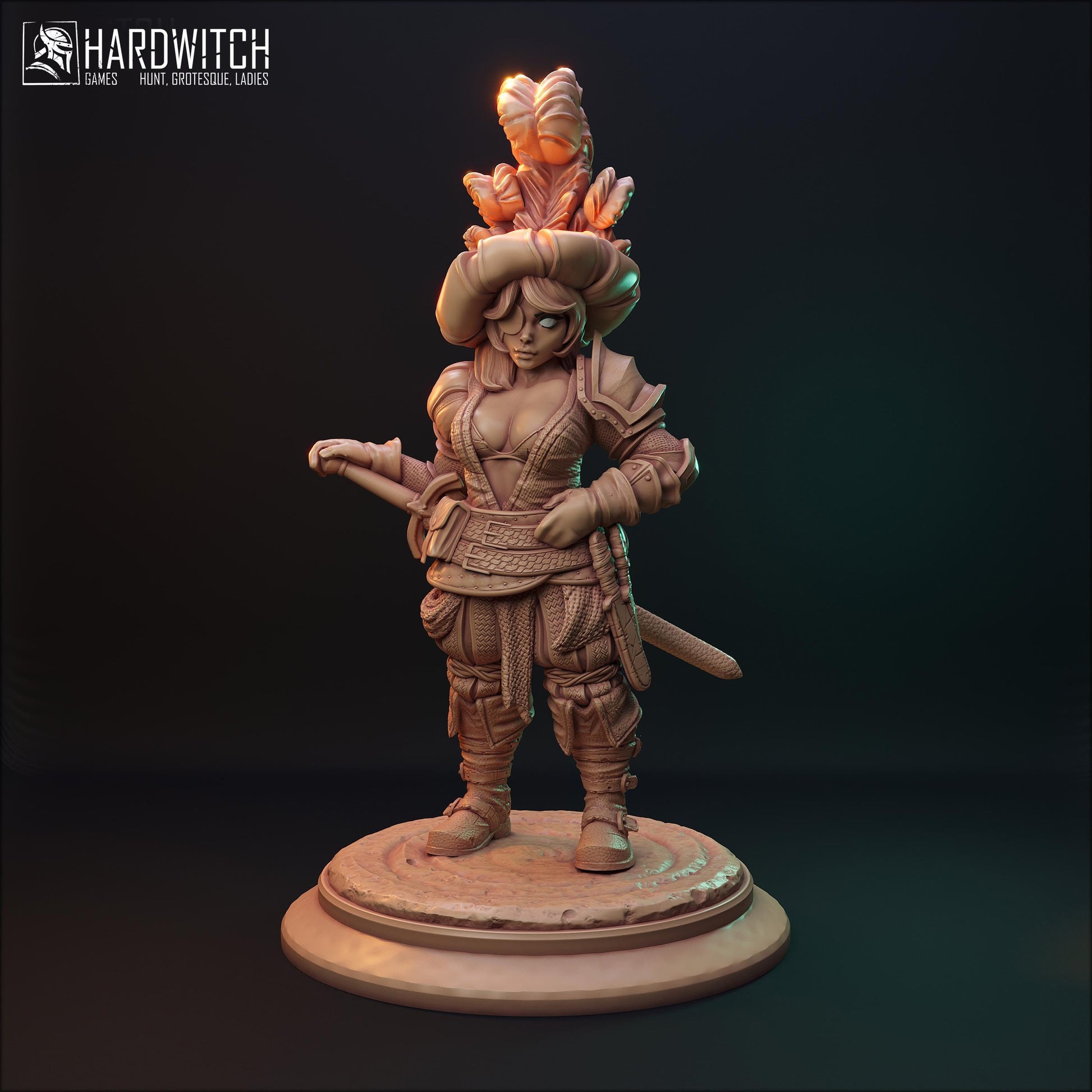 Melissa Miniature (Standard & NSFW Variations) - HardWitch Games - 28mm / 32mm / 36mm / 75mm