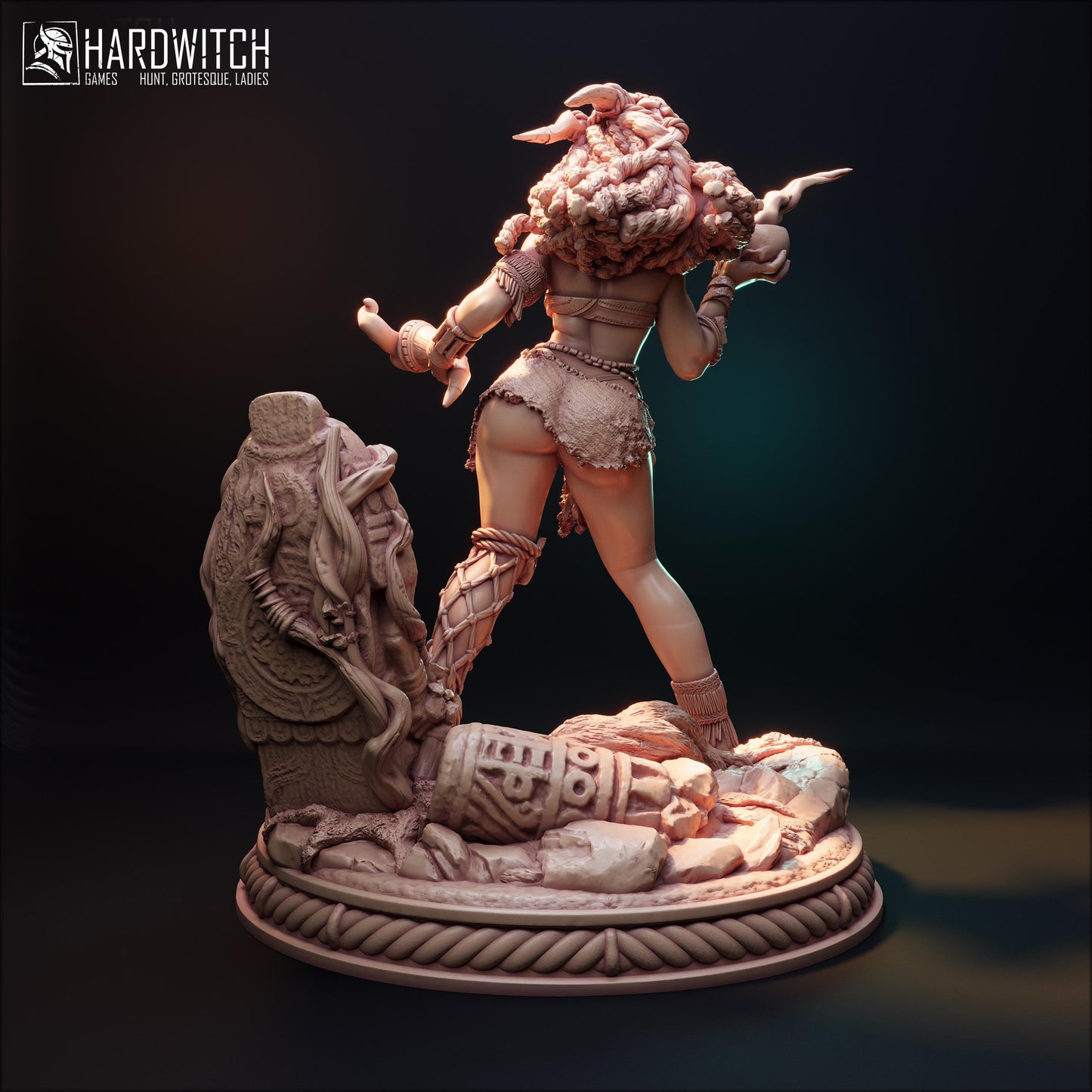 Wutung Mahawa Miniature (Standard, Alternate & NSFW Variations) - HardWitch Games - 28mm / 32mm / 36mm / 75mm