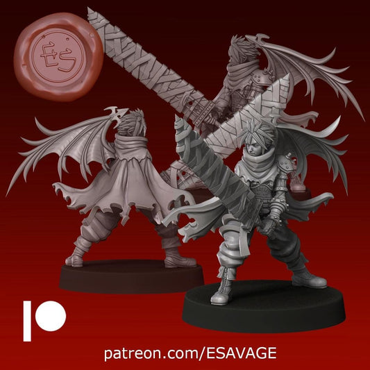 Braver Miniature (3 Variations) - Ethan Savage Studios - 28mm / 32mm / 36mm