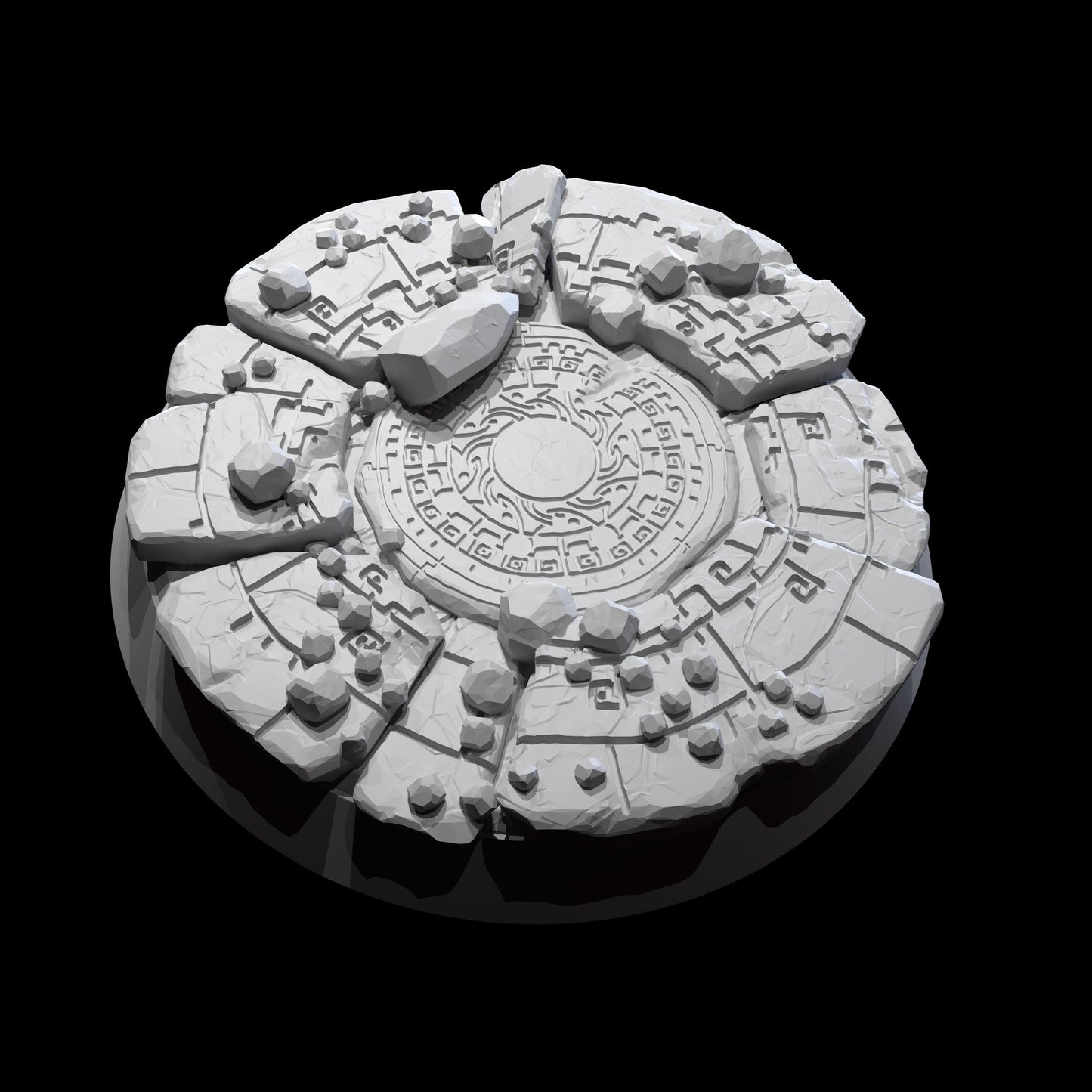 Runes Bases (3 Variations) - MiniMakersFR - 25mm / 28mm / 32mm / 36mm / 40mm