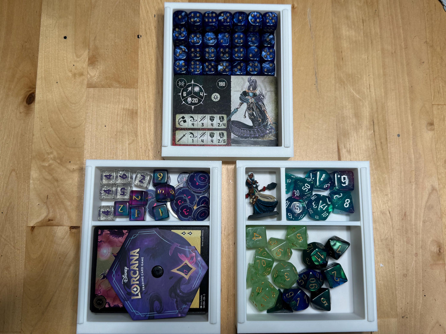 Monk Tome Dice and Card Storage Tray / Deck Box for D&D, Magic the Gathering, Lorcana, and more! - FatesEnd