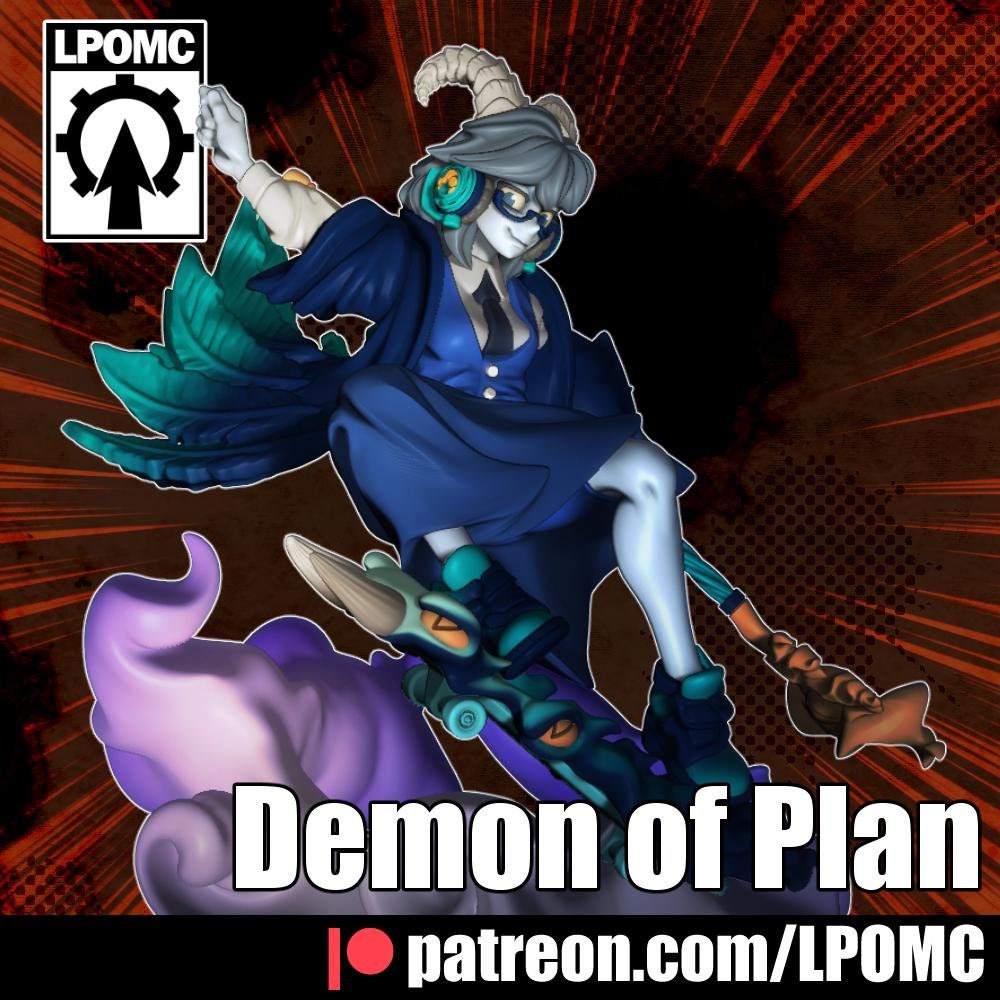 Demon of Plans Miniature - LPOMC - 28mm / 32mm / 36mm