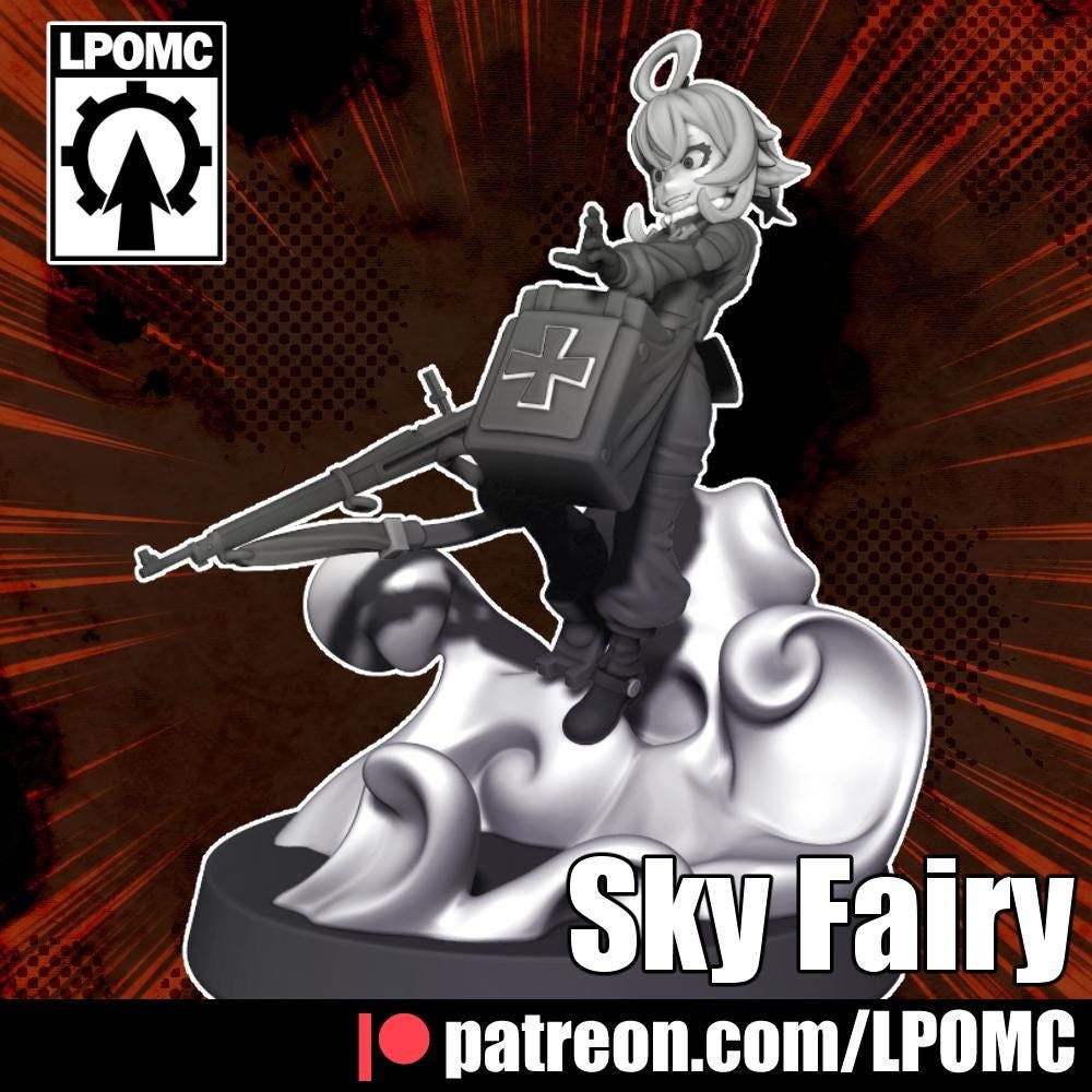 Sky Fairy Miniature - LPOMC - 28mm / 32mm / 36mm / 75mm