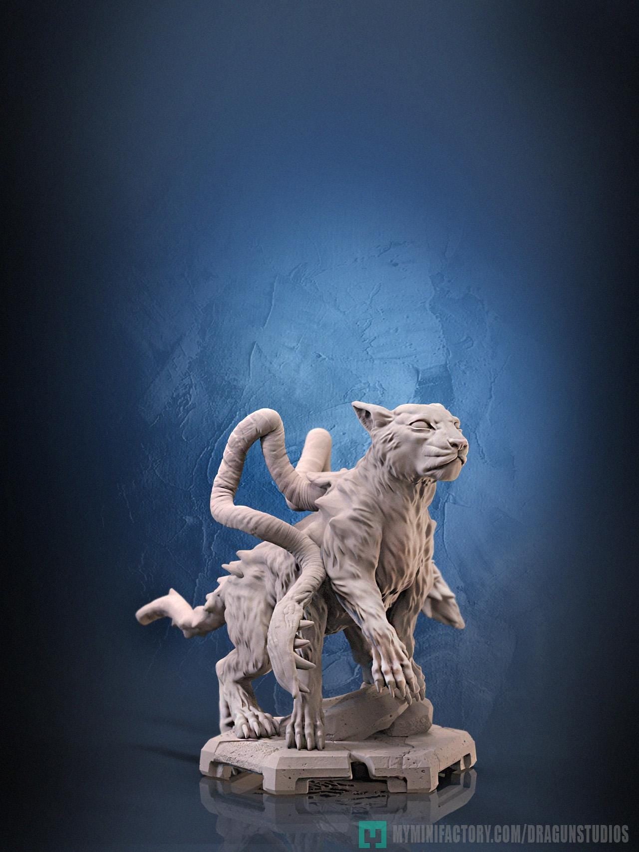 Displacer Kitten Miniature - DraGun Studios - 45mm