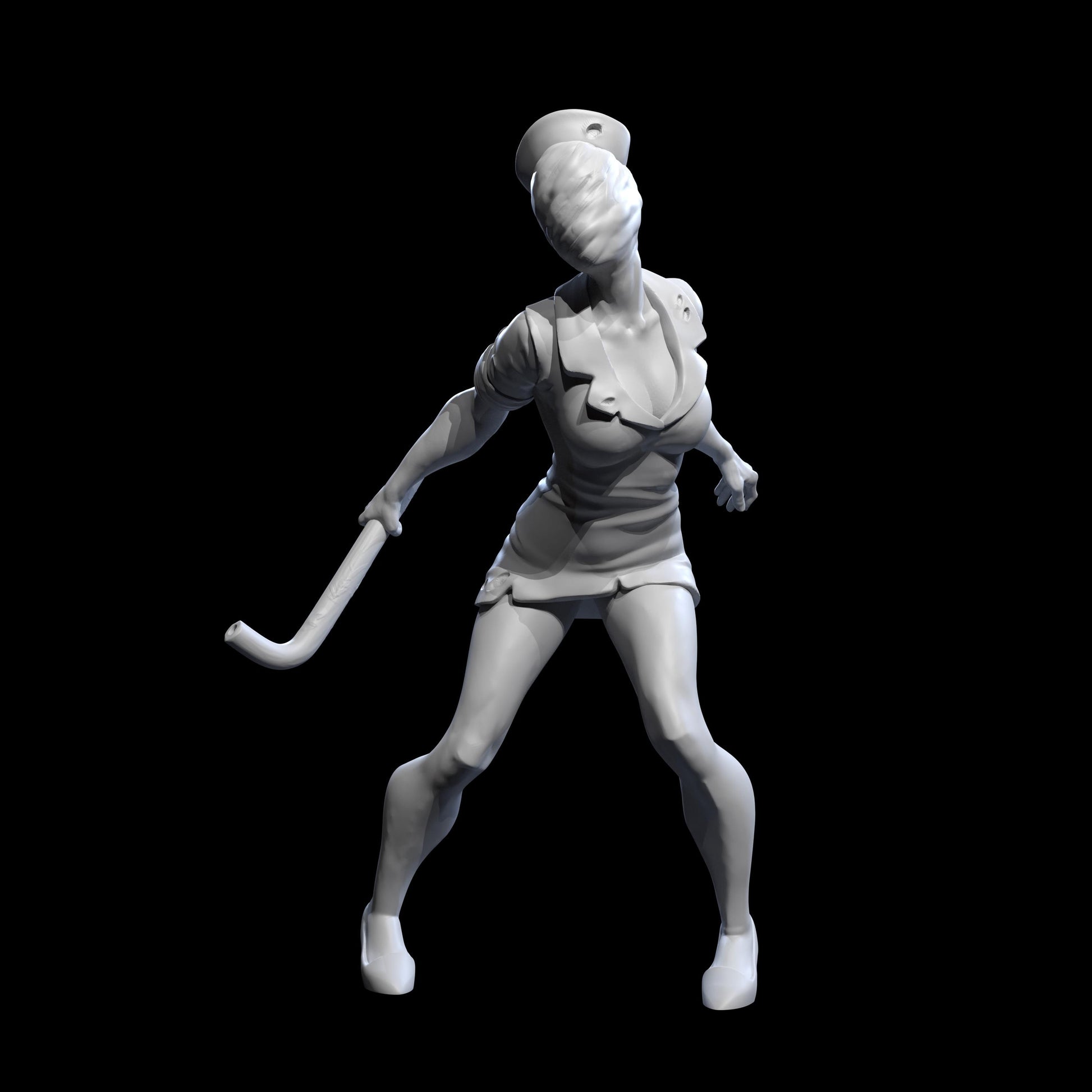 Limbo-bound Nurse Miniature - VaultZ - 28mm / 32mm / 36mm