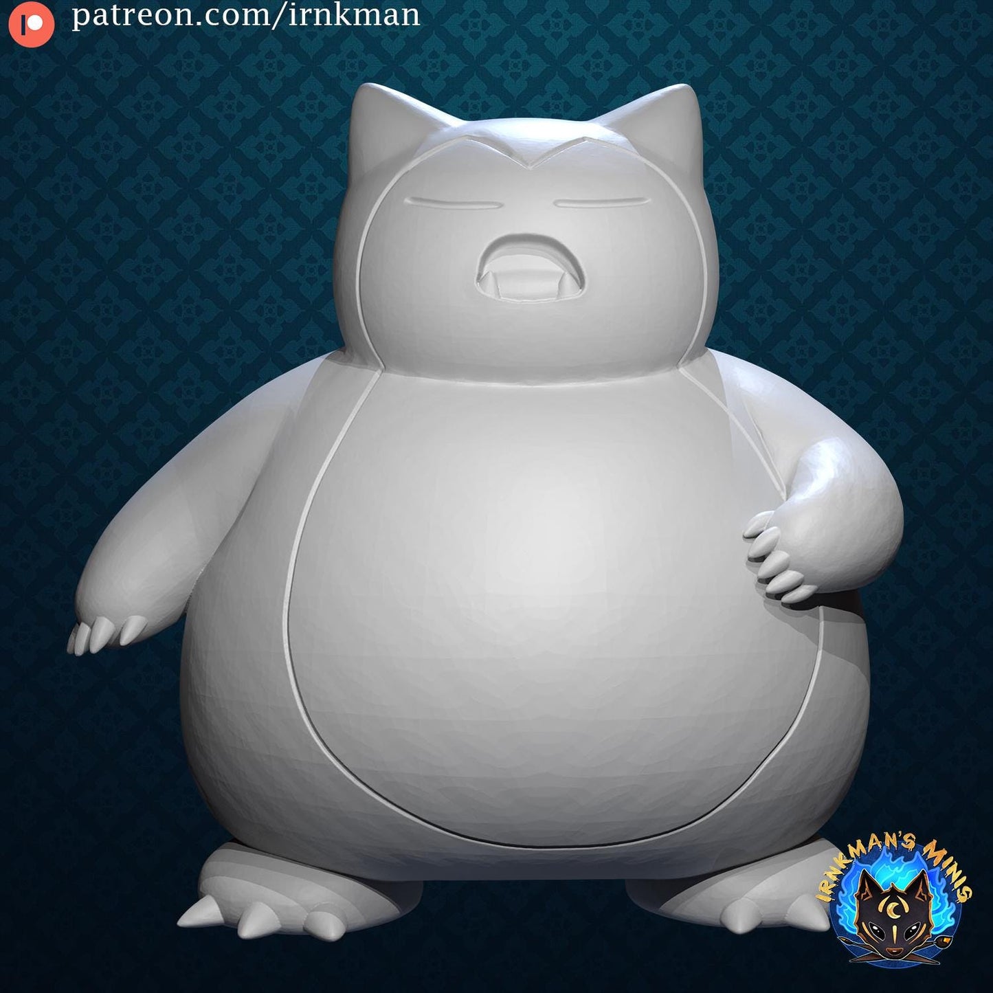 Snorlax Miniature - Irnkman's Minis