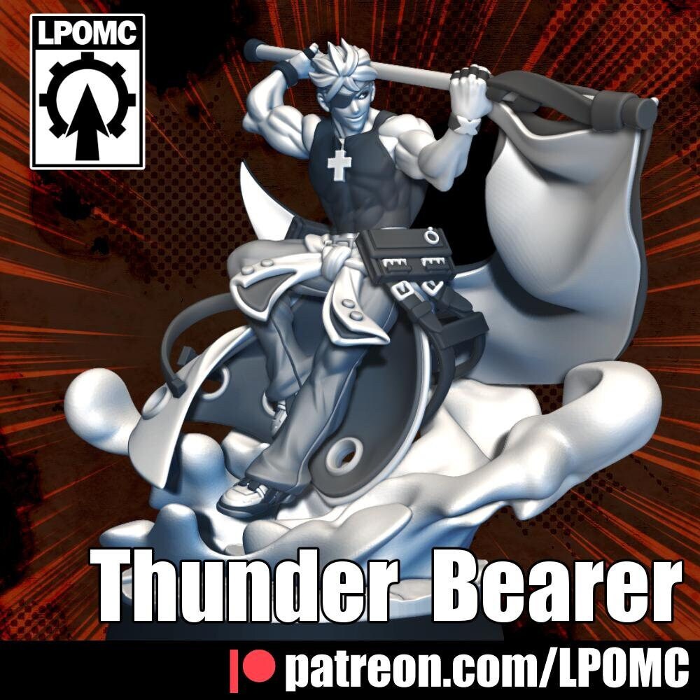 Thunder Bearer Miniature - LPOMC - 28mm / 32mm / 36mm / 75mm