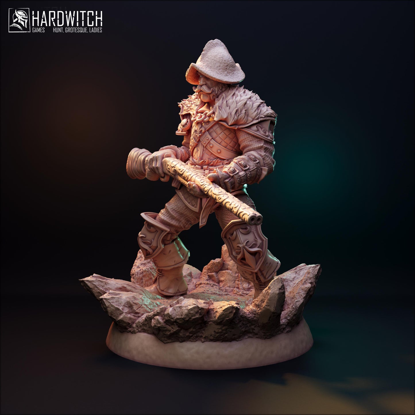 Gmard Sirch Miniature (Standard & NSFW Variations) - HardWitch Games - 28mm / 32mm / 36mm / 75mm