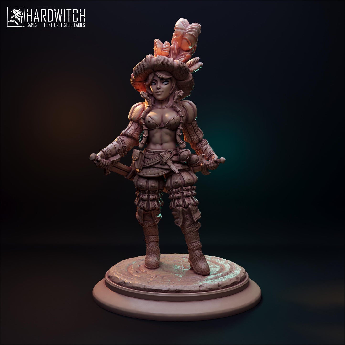 Misha Miniature (Standard, Alternate & NSFW Variations) - HardWitch Games - 28mm / 32mm / 36mm / 75mm