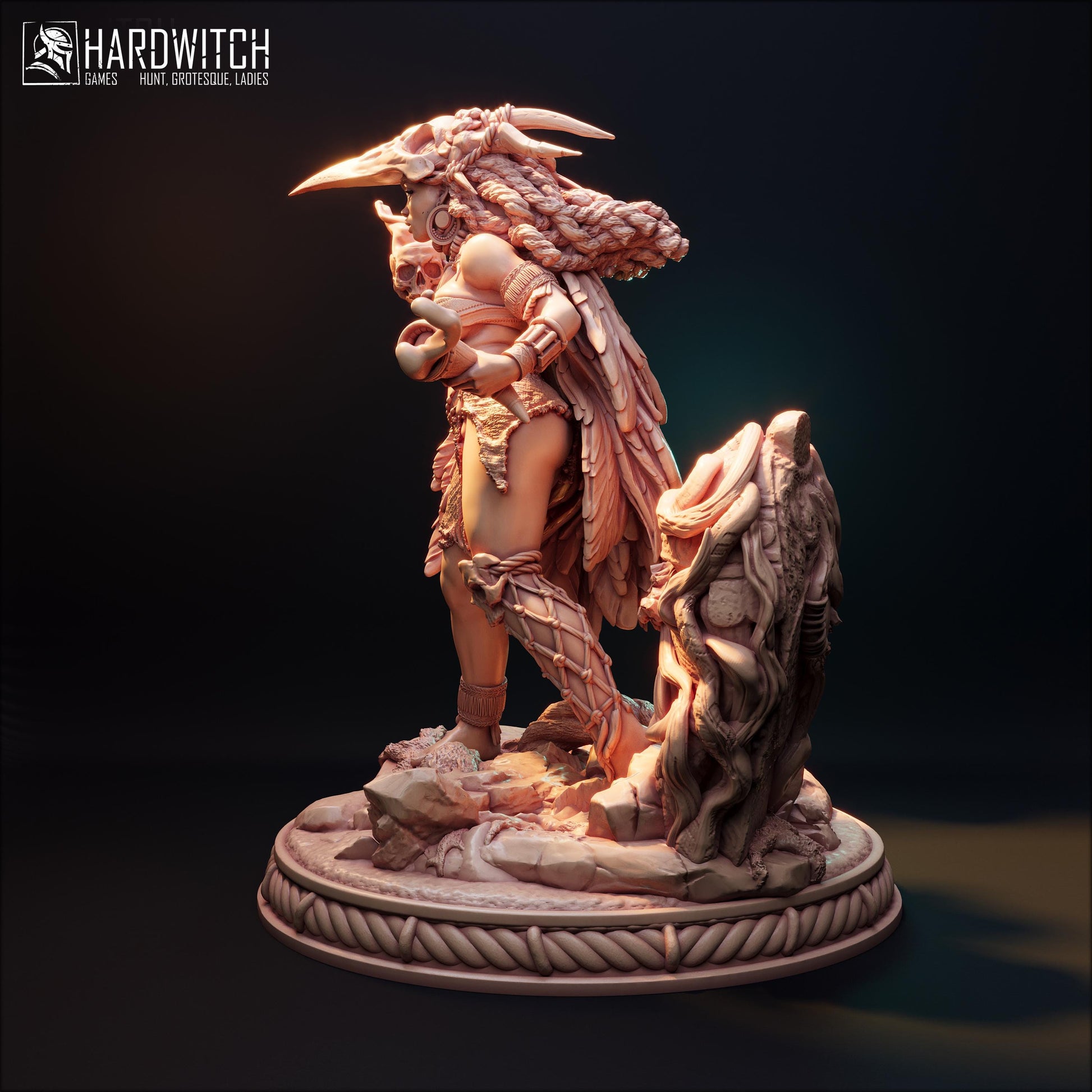 Wutung Mahawa Miniature (Standard, Alternate & NSFW Variations) - HardWitch Games - 28mm / 32mm / 36mm / 75mm