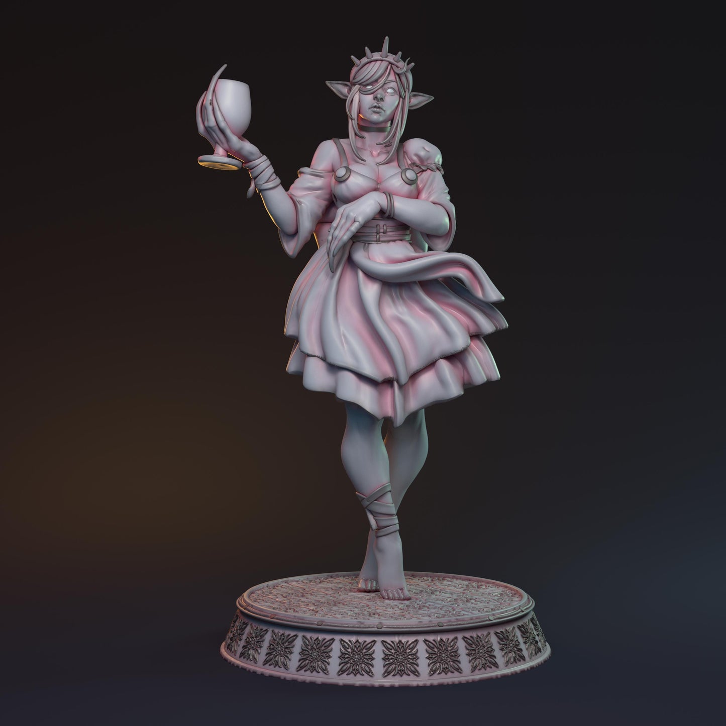 Mina Miniature (Standard & NSFW Variations) - HardWitch Games - 28mm / 32mm / 36mm / 75mm