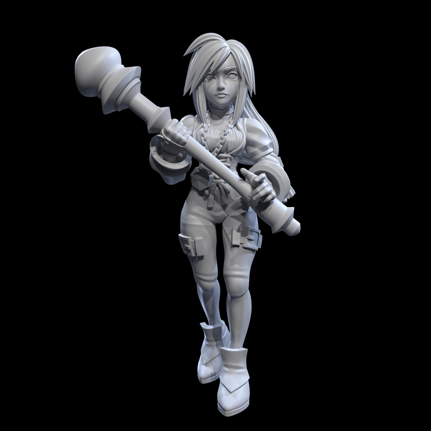 Summoner Princess Miniature (Long & Short Hair Variations) - Ethan Savage Studios - 28mm / 32mm / 36mm