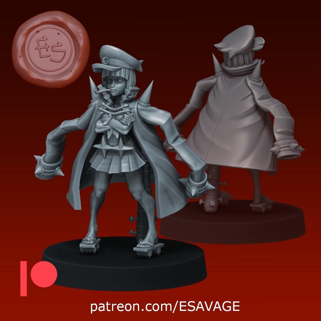 Fight Club Prez Miniature - Ethan Savage Studios - 28mm / 32mm / 36mm