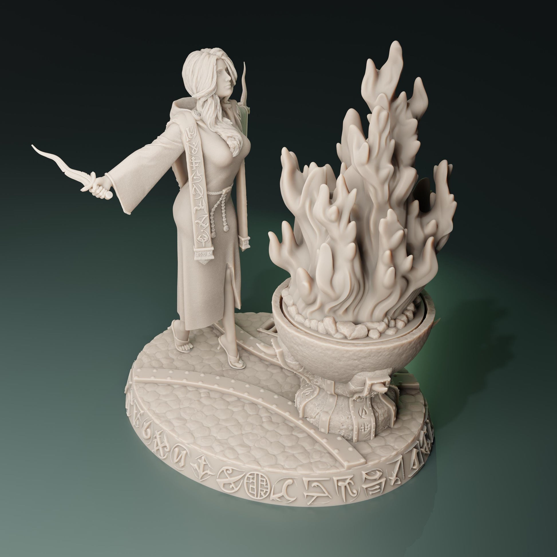 Cultist Eliza Miniature (Standard, NSFW, and Diorama Variations) - Cthulhu Girls - 28mm / 32mm / 36mm