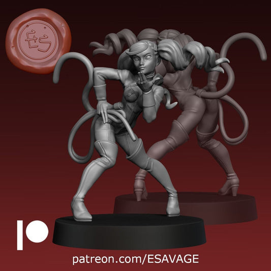 Phantom Cat Miniature - Ethan Savage Studios - 28mm / 32mm / 36mm