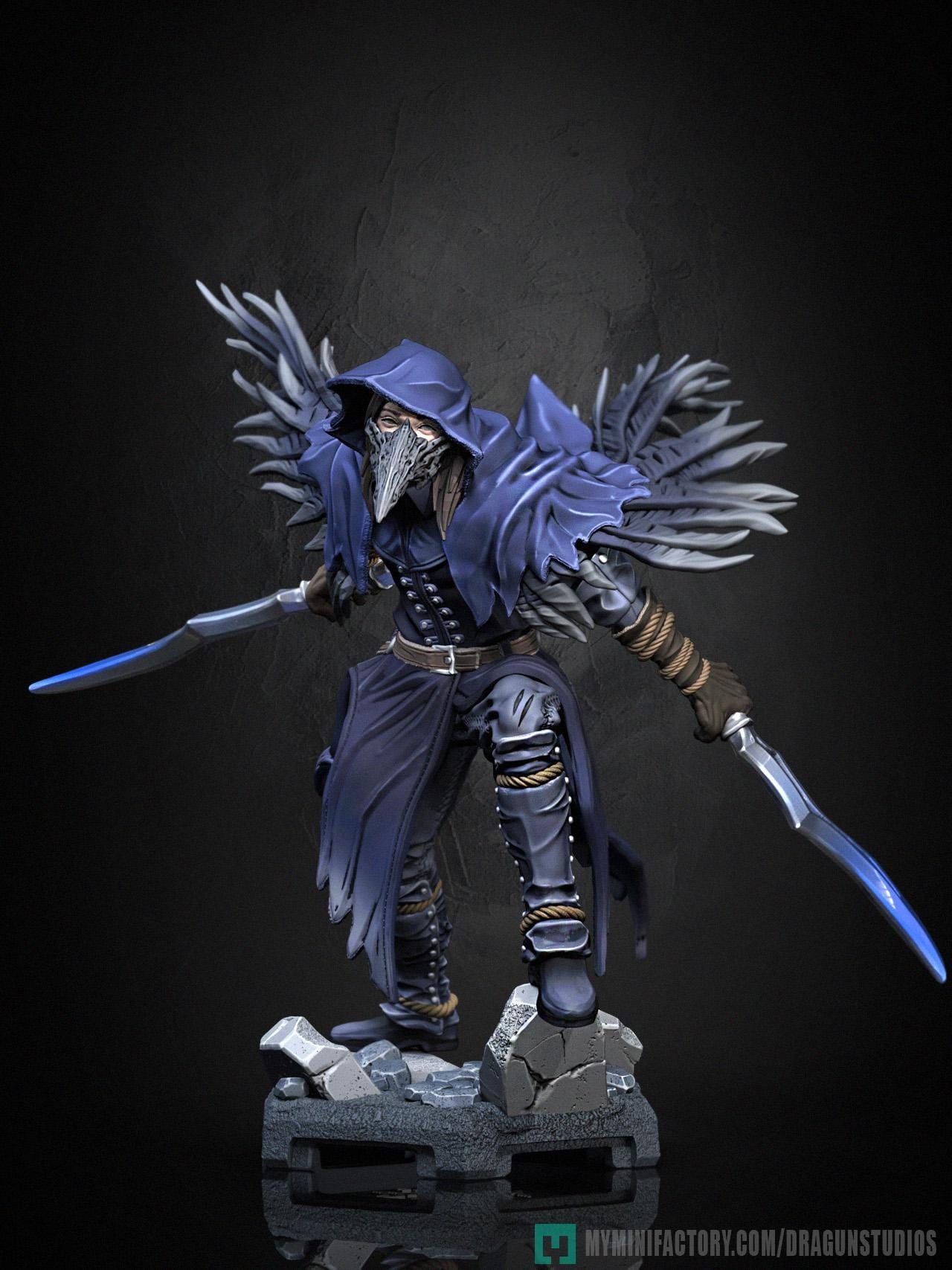 Law-II (Crow Armor Set) - DraGun Studios - 28mm / 32mm / 36mm / 75mm