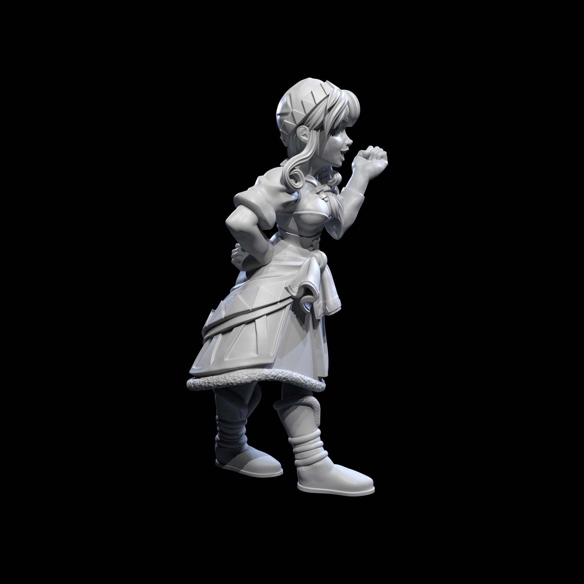 Smalltown Songstress Miniature - Ethan Savage Studios - 28mm / 32mm / 36mm / 75mm