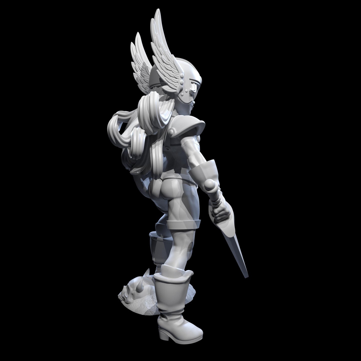 Female Warrior Miniature - Ethan Savage Studios - 28mm / 32mm / 36mm