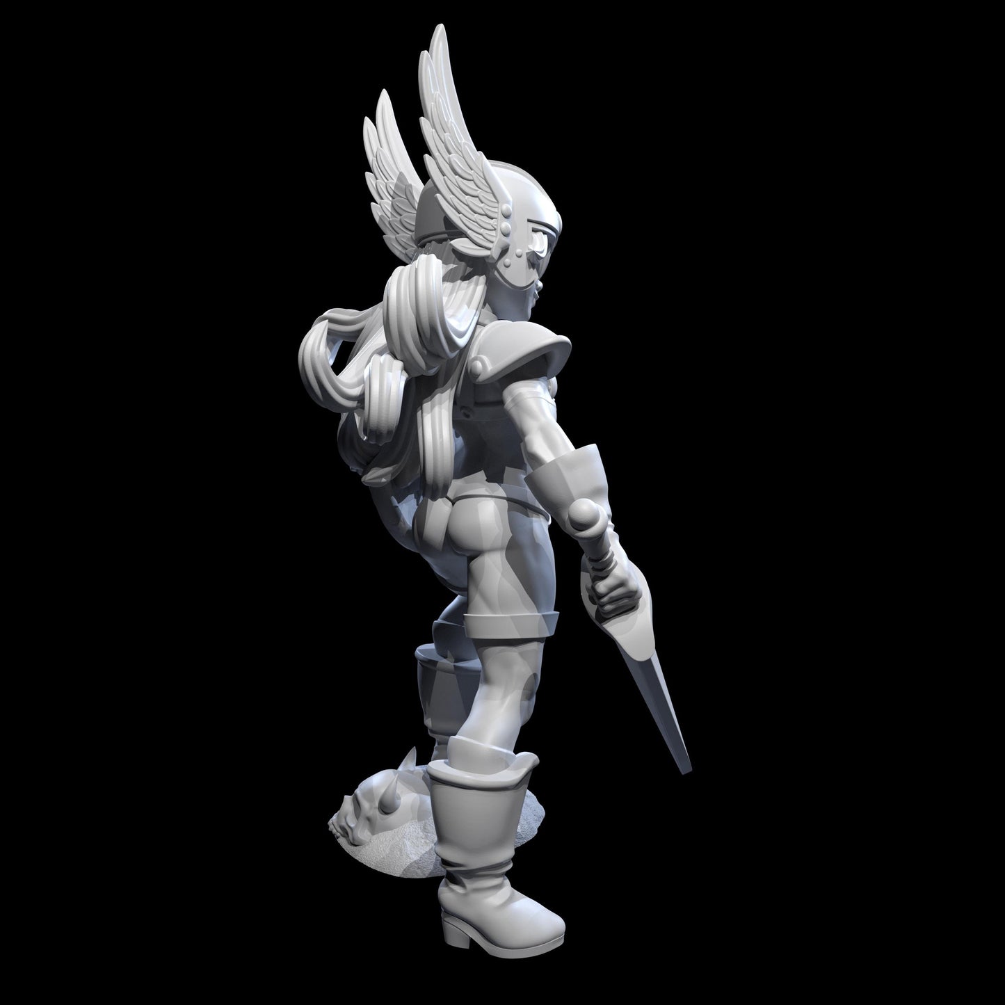 Female Warrior Miniature - Ethan Savage Studios - 28mm / 32mm / 36mm