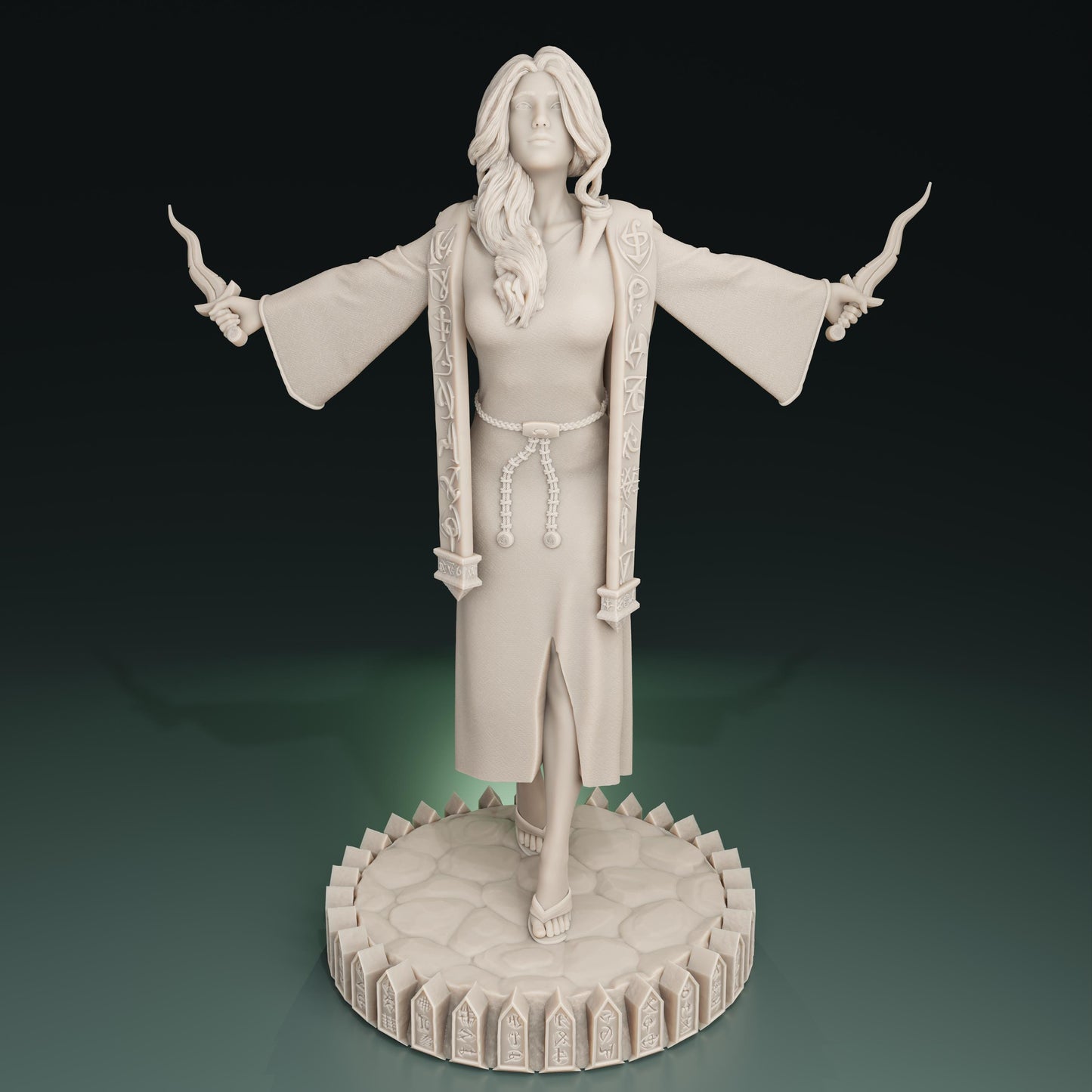 Cultist Eliza Miniature (Standard, NSFW, and Diorama Variations) - Cthulhu Girls - 28mm / 32mm / 36mm