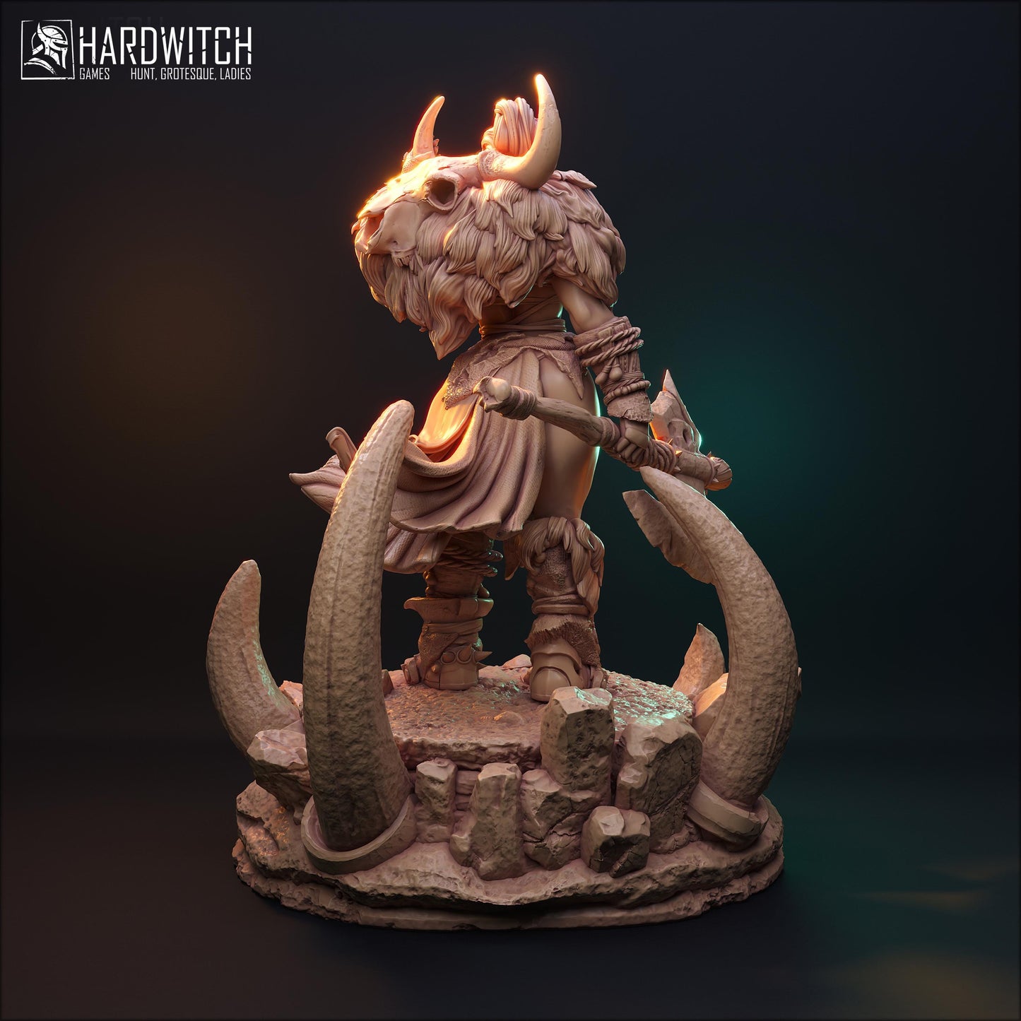 Arkhit Warkand Miniature (Standard & NSFW Options) - HardWitch Games - 28mm / 32mm / 36mm / 75mm / 100mm