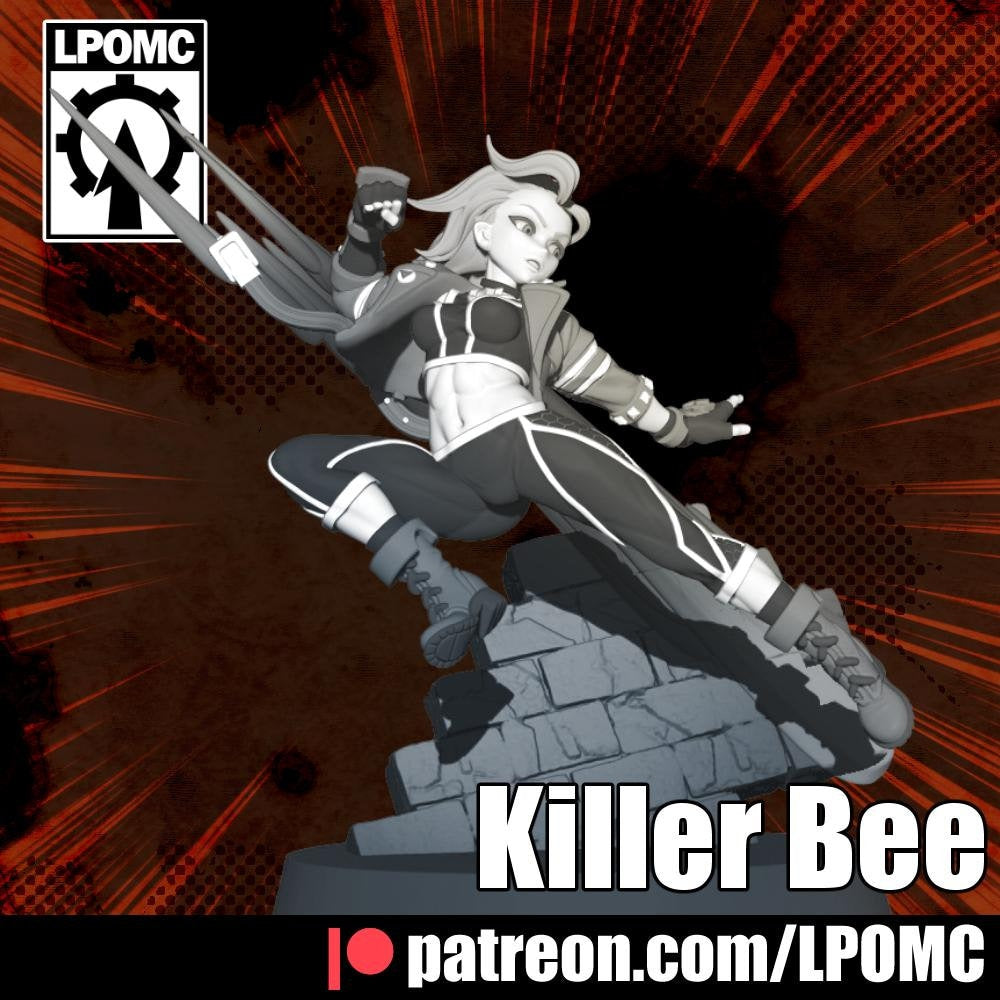 Killer Bee Miniature - LPOMC - 28mm / 32mm / 36mm / 75mm