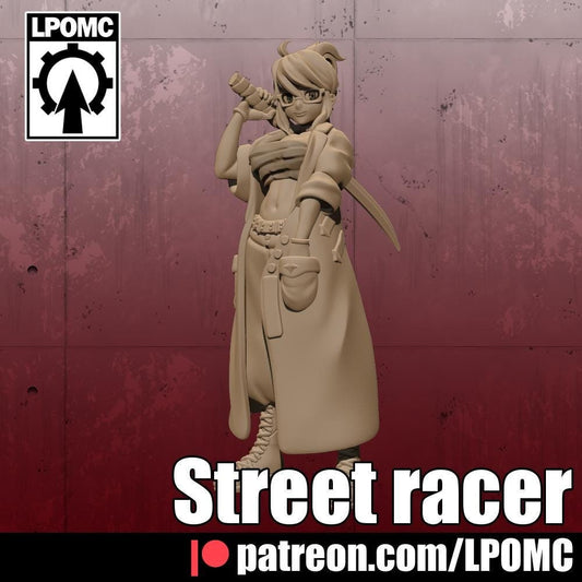 Street Racer Miniature - LPOMC - 28mm / 32mm / 36mm