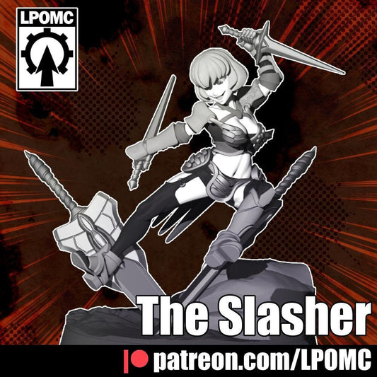 The Slasher Miniature - LPOMC - 28mm / 32mm / 36mm / 75mm