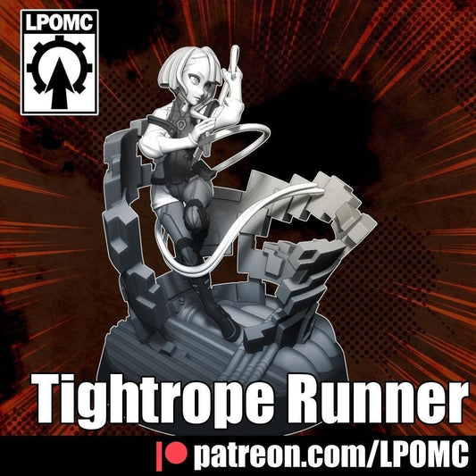 Tightrope Runner Miniature - LPOMC - 28mm / 32mm / 36mm / 75mm