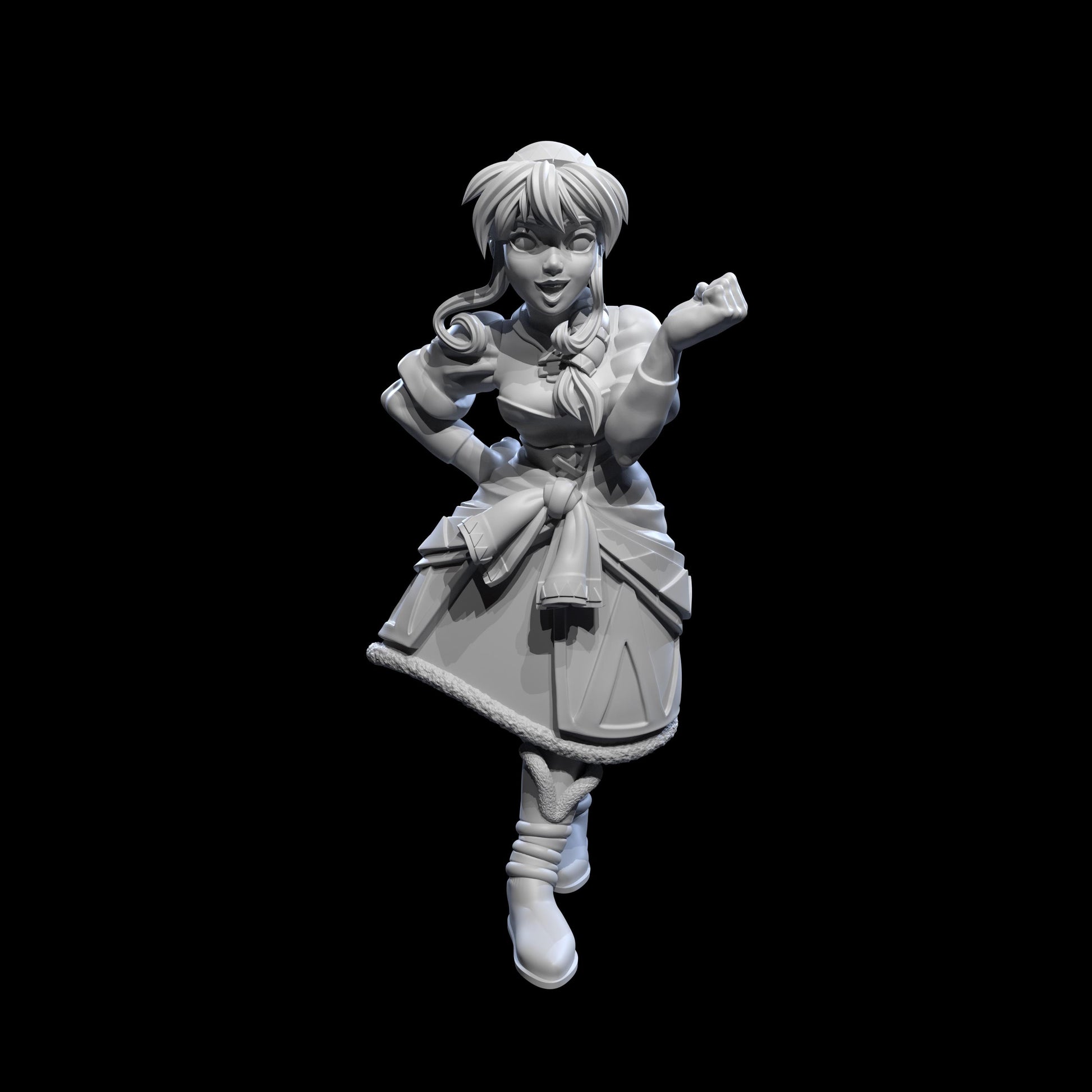 Smalltown Songstress Miniature - Ethan Savage Studios - 28mm / 32mm / 36mm / 75mm