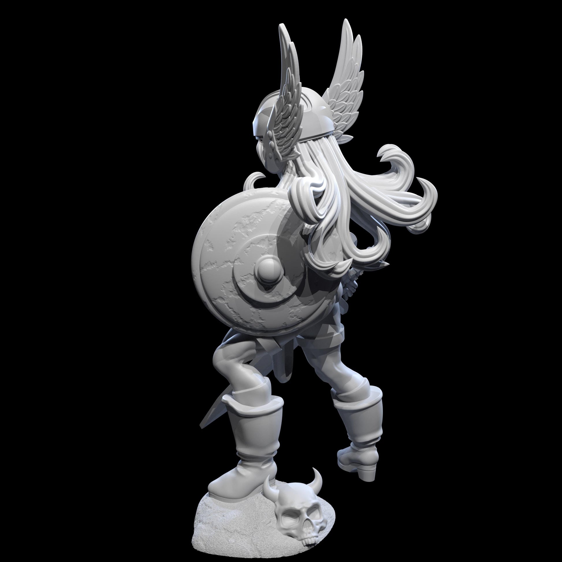 Female Warrior Miniature - Ethan Savage Studios - 28mm / 32mm / 36mm