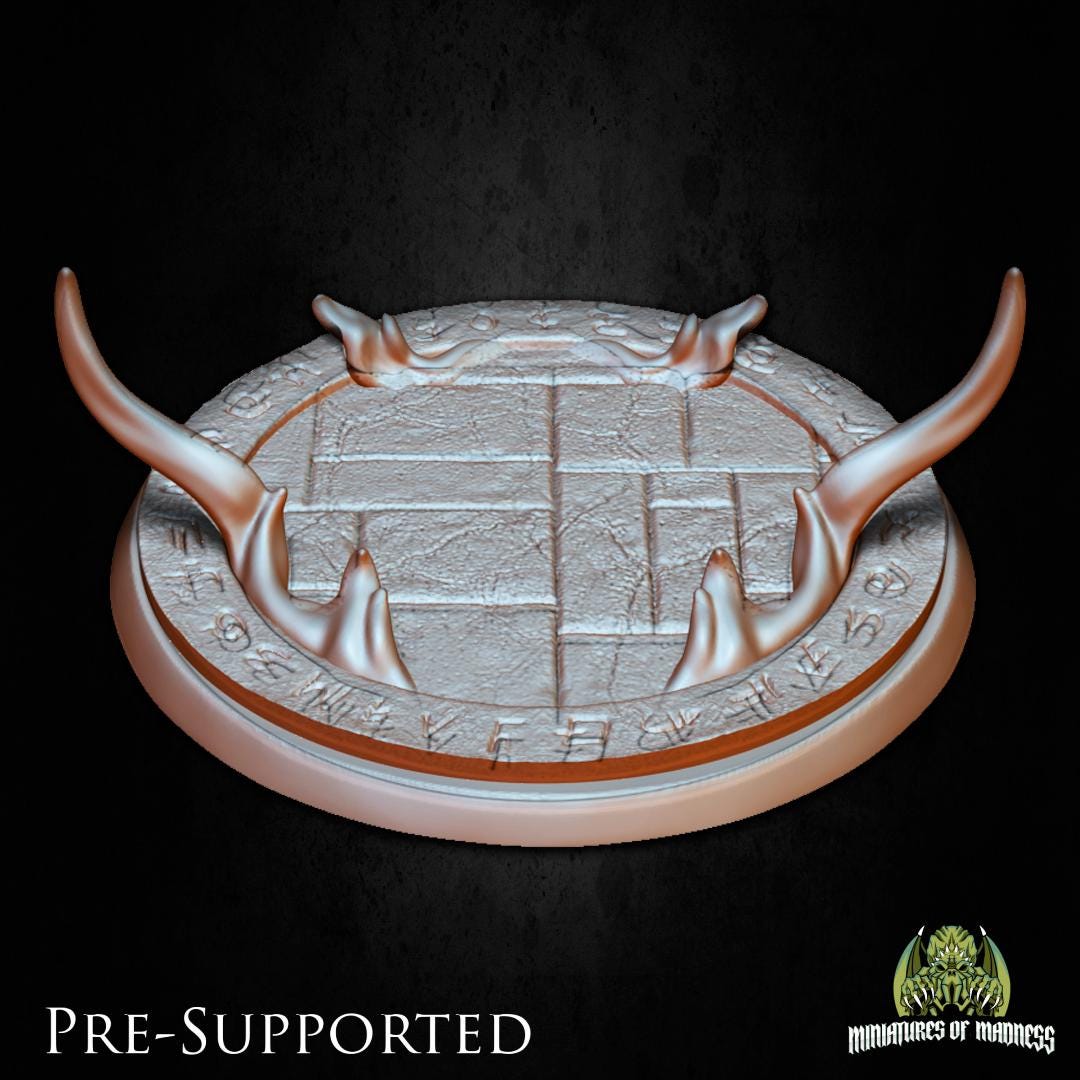 Ritual Miniature Base - Miniatures of Madness - 25mm / 32mm / 36mm