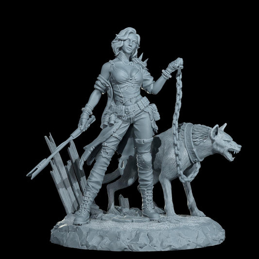 Wasteland Queen Harper Figurine (Standard, Topless, and Nude Variations) - Cosmondo - 75mm / 120mm