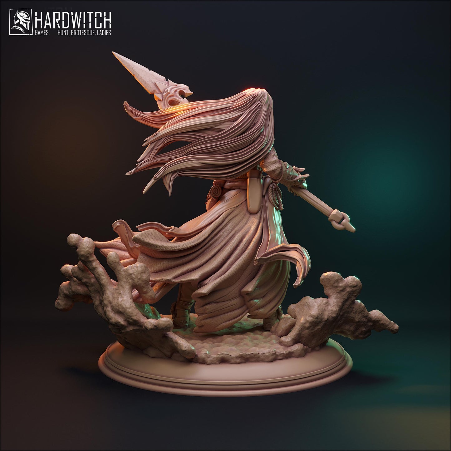 Akhseer Neer Miniature - HardWitch Games - 28mm / 32mm / 36mm / 75mm