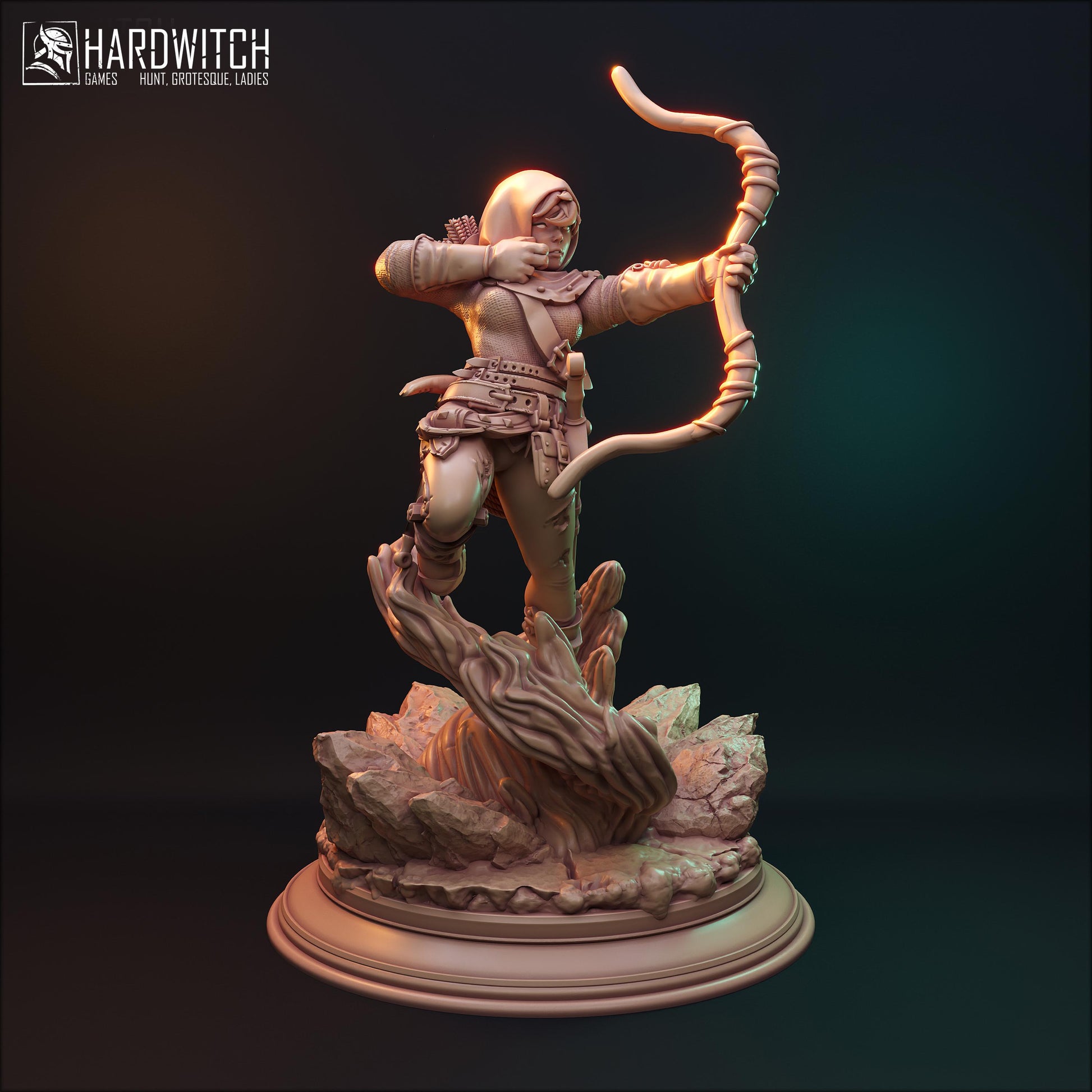 Sattari Miniature (Standard & NSFW Variations) - HardWitch Games - 28mm / 32mm / 36mm / 75mm