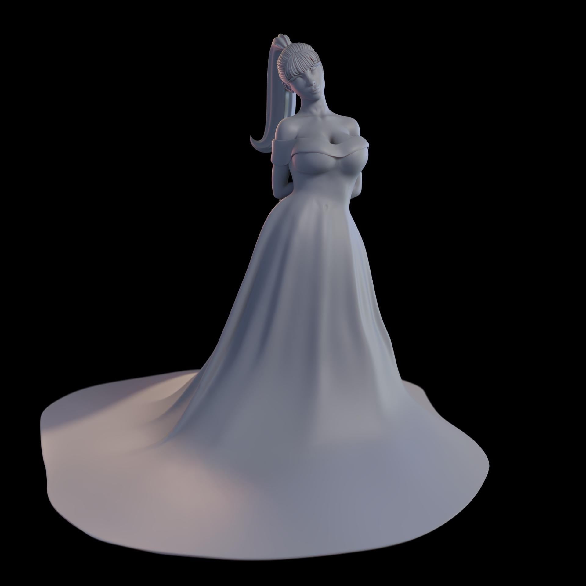 Princess Camellia Miniature (2 Variations including NSFW) - QB Works - 28mm / 32mm / 36mm / 75mm