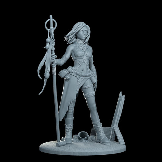 Wasteland Queen Selene Figurine (Standard, Topless, and Nude Variations) - Cosmondo - 75mm / 120mm