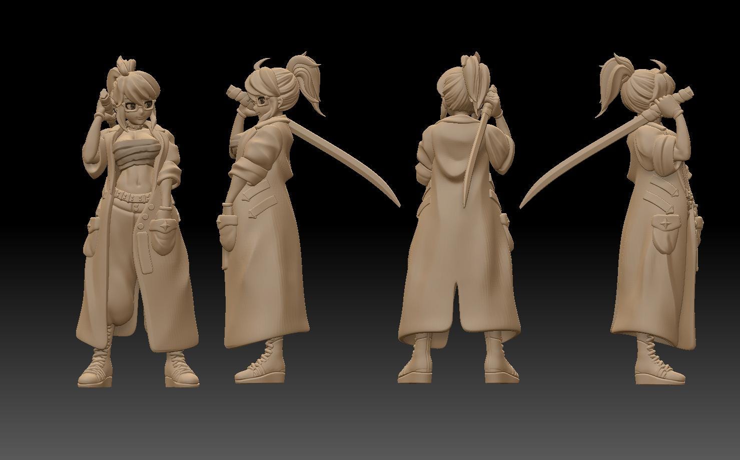 Street Racer Miniature - LPOMC - 28mm / 32mm / 36mm