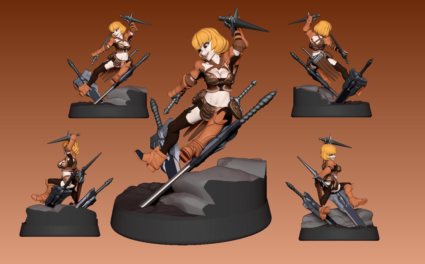 The Slasher Miniature - LPOMC - 28mm / 32mm / 36mm / 75mm