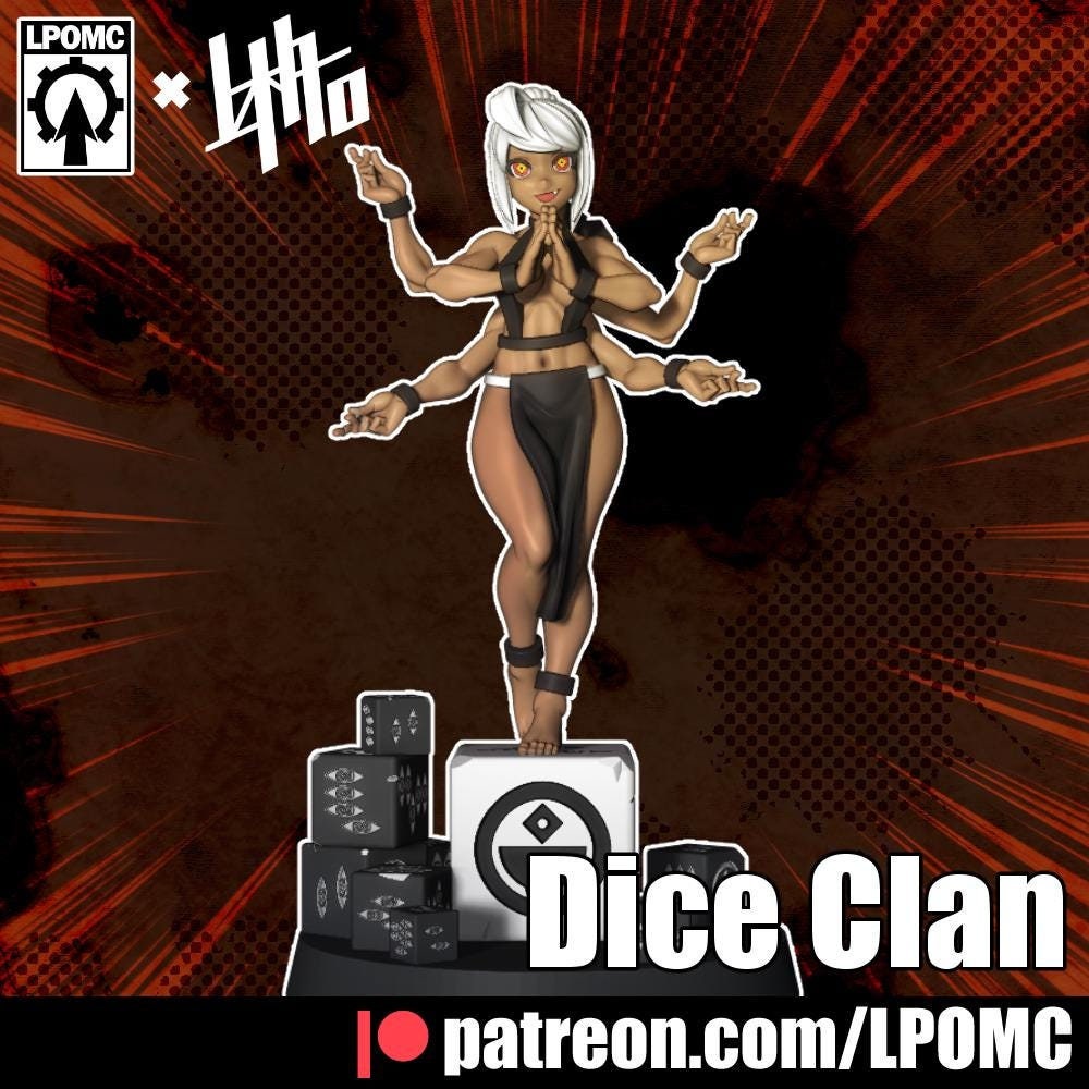 Dice Clan Miniature - LPOMC - 28mm / 32mm / 36mm / 75mm