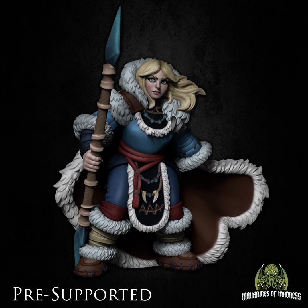 Diana Frostpike Miniature - Miniatures of Madness - 28mm / 32mm / 36mm / Bust / Diorama