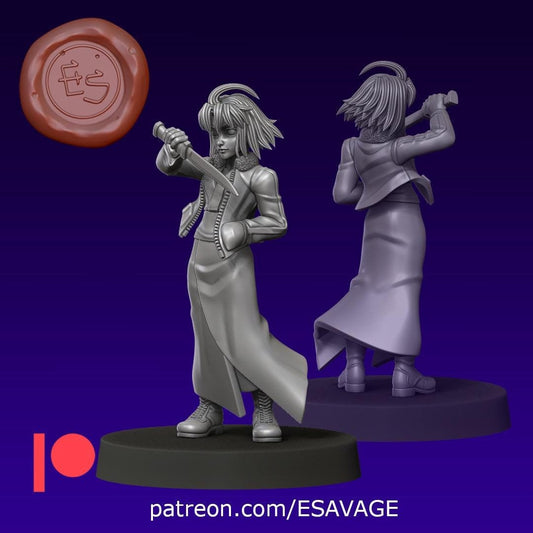 Mystic Eye Slasher Miniature - Ethan Savage Studios - 28mm / 32mm / 36mm