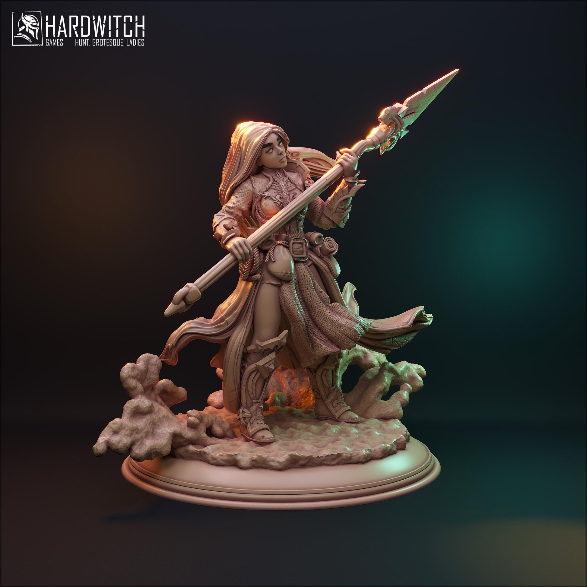 Akhseer Neer Miniature - HardWitch Games - 28mm / 32mm / 36mm / 75mm