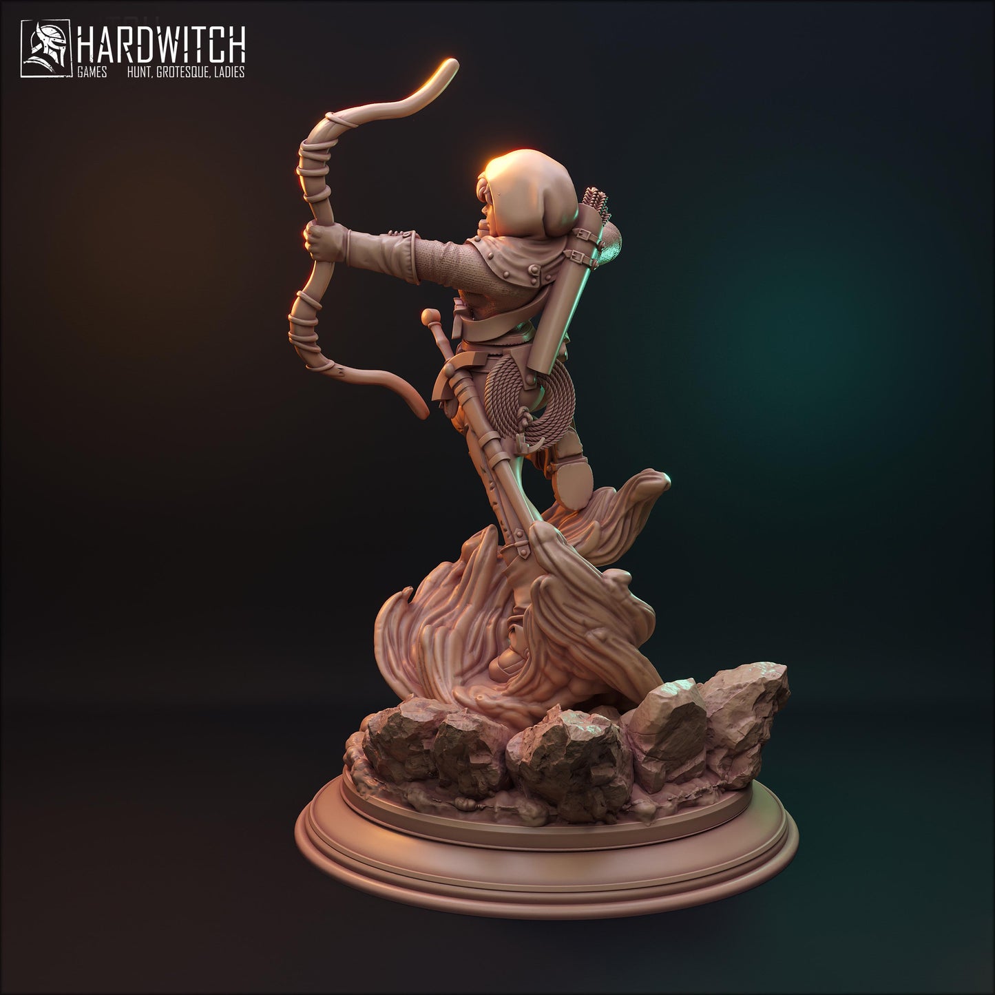 Sattari Miniature (Standard & NSFW Variations) - HardWitch Games - 28mm / 32mm / 36mm / 75mm