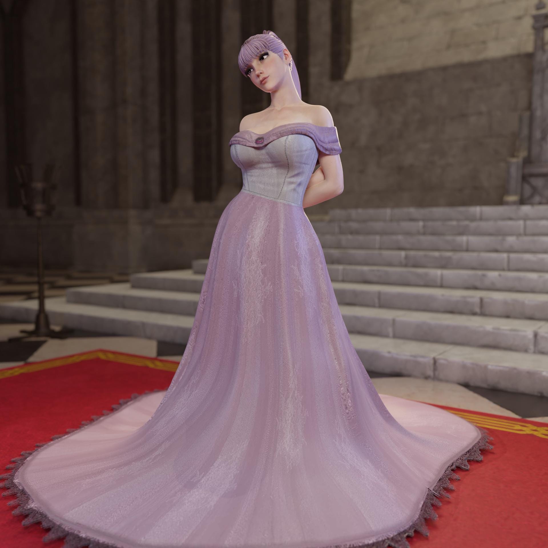 Princess Camellia Miniature (2 Variations including NSFW) - QB Works - 28mm / 32mm / 36mm / 75mm