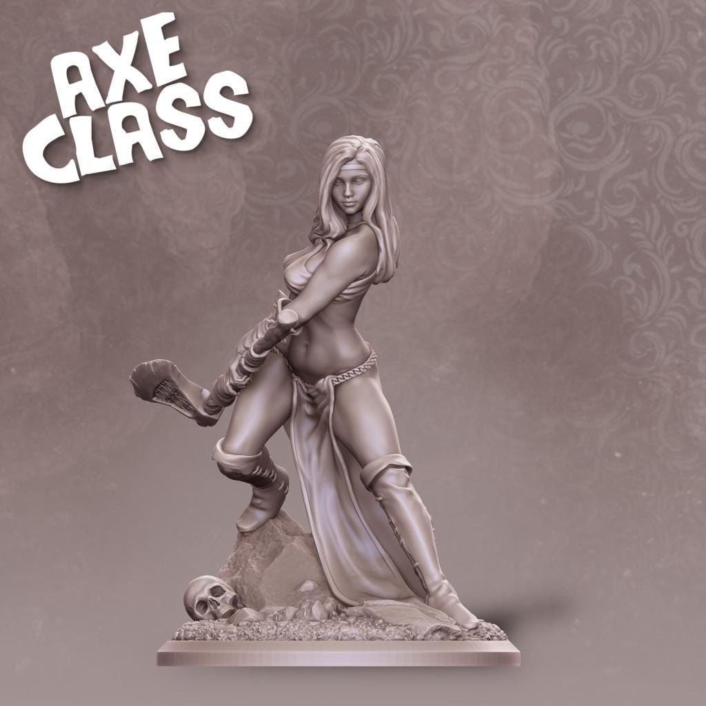 Axe Class: The Disciple - Nomad Sculpts - 28mm / 32mm / 36mm / 75mm